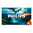 Philips 55MLED820 - 55" Diagonal Class LED-backlit LCD TV - QLED - Smart TV - TITAN OS - 4K UHD (2160p) 3840 x 2160 - HDR - Quantum Dot, Mini-LED - black