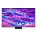 Samsung QE75QN80FAU - 75" Diagonal Class QN80F Series LED-backlit LCD TV - Neo QLED - Smart TV - Tizen OS - 4K UHD (2160p) 3840 x 2160 - HDR - Quantum Mini LED - silver