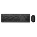 ASUS CW100 - Keyboard and mouse set - wireless - 2.4 GHz - QWERTY - Italian - black