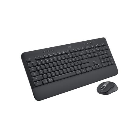 Logitech Signature MK650 Combo for Business - Keyboard and mouse set - wireless - 2.4 GHz, Bluetooth LE - QWERTY - US International - graphite - 0