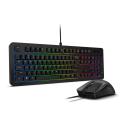 Lenovo Legion KM300 RGB - Keyboard and mouse set - gaming - full size - backlit - USB - QWERTY - US English - black - retail
