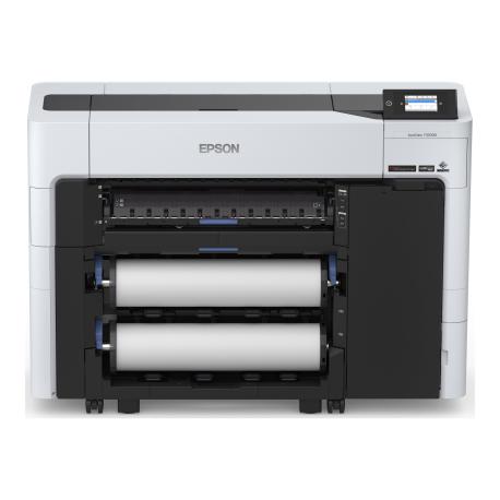 Epson SureColor SC-T3700E - 24" large-format printer - colour - ink-jet - Roll (61 cm) - 2400 x 1200 dpi - 2.64 pin - up to 130 sq.m / hour (mono) / up to 130 sq.m / hour (colour) - USB, Gigabit LAN, Wi-Fi - cutter - 0