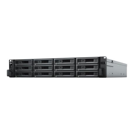 Synology RX1223RP Expansion Unit - Storage enclosure - 12 bays (SAS-3) - rack-mountable - 2U - 1