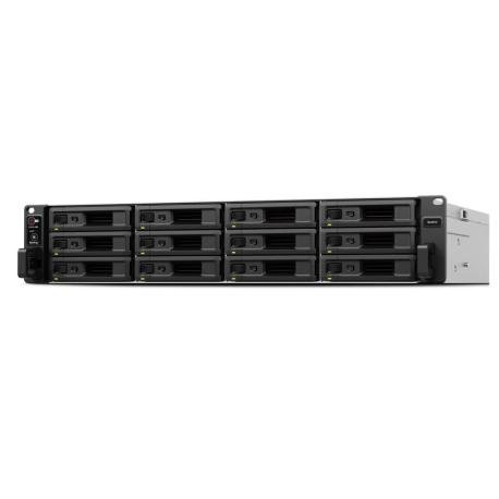 Synology SA3410 - NAS server - 12 bays - rack-mountable - SATA 6Gb / s / SAS - RAID RAID 0, 1, 5, 6, 10, JBOD, RAID F1 - RAM 16 GB - Gigabit Ethernet / 10 Gigabit Ethernet - iSCSI support - 2U - 0