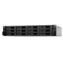 Synology SA3410 - NAS server - 12 bays - rack-mountable - SATA 6Gb / s  /  SAS - RAID RAID 0, 1, 5, 6, 10, JBOD, RAID F1 - RAM 16 GB - Gigabit Ethernet  /  10 Gigabit Ethernet - iSCSI support - 2U