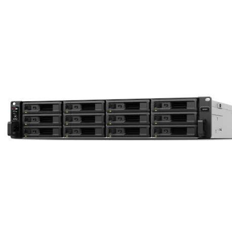 Synology SA3610 - NAS server - 12 bays - rack-mountable - SATA 6Gb / s / SAS - RAID RAID 0, 1, 5, 6, 10, JBOD, RAID F1 - RAM 16 GB - Gigabit Ethernet / 10 Gigabit Ethernet - iSCSI support - 2U - 0