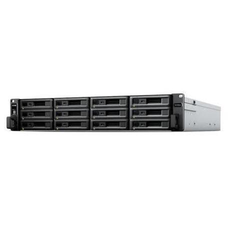Synology RX1222sas Expansion Unit - Storage enclosure - 12 bays (SATA-600 / SAS) - rack-mountable - 2U - 0