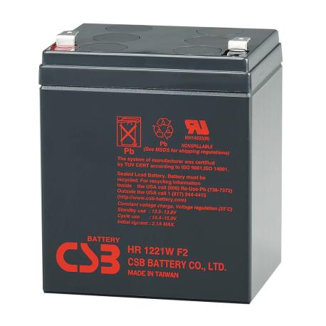 CSB HR1221WF2 - UPS battery - 1 x battery - Lead Acid - 5 Ah - 0