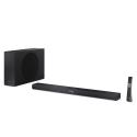 Sharp HT-SBW320 - Sound bar system - for TV - 2.1-channel - wireless - Bluetooth - matte black (grille colour - matte black)