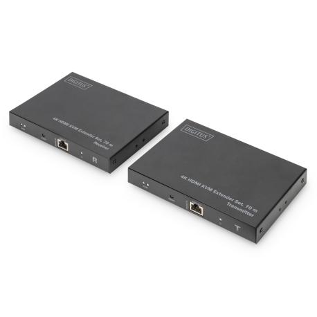 DIGITUS DS-55513 - Transmitter and receiver - KVM / USB extender - HDMI - over CAT 6 / 7 / 8 - up to 70 m - 0