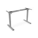 DIGITUS Height Adjustable Standing Desk Frame Dual motor 3-stages grey