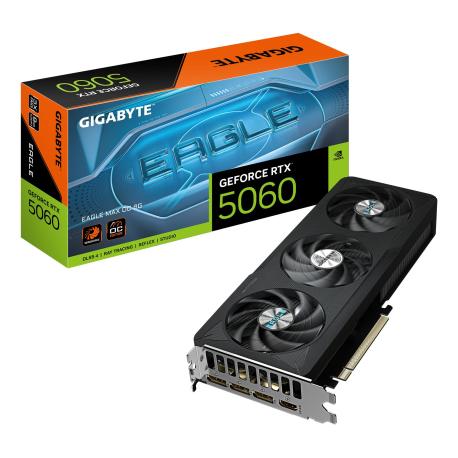 Gigabyte EAGLE MAX - OC Edition - graphics card - GeForce RTX 5060 - 8 GB GDDR7 - PCI Express 5.0 - 3 x DisplayPort, HDMI - 0
