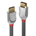 Lindy CROMO - DisplayPort cable - DisplayPort (M) to DisplayPort (M) - DisplayPort 1.2 - 5 m - round, 4K support - grey