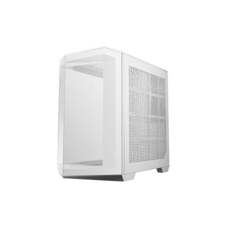 MSI MAG PANO 100R PZ - Mid tower - ATX - windowed side panel (tempered glass) - no power supply (ATX) - white - USB / Audio / Mic - 0