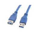 Lanberg - USB extension cable - USB Type A (M) to USB Type A (F) - USB 3.0 - 3 m - blue