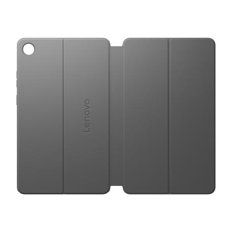 Lenovo - Flip cover for tablet - polyurethane - luna grey - for Tab K9 ZAF2, ZAF3; Tab One ZAF0, ZAF1 - 0