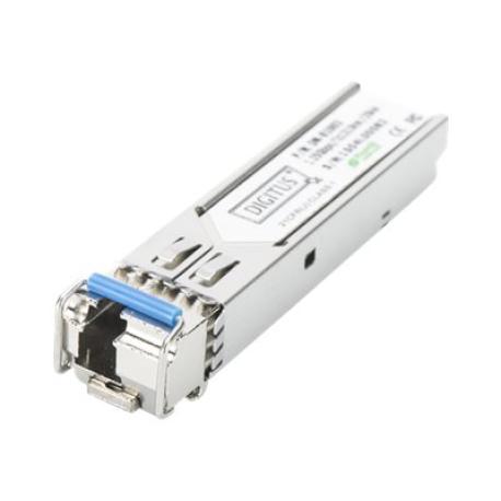 DIGITUS Professional DN-81003-01 - SFP (mini-GBIC) transceiver module - GigE - 1000Base-LX, 1000Base-BiDi - LC single-mode - up to 20 km - 1310 (TX)  /  1550 (RX) nm - 0