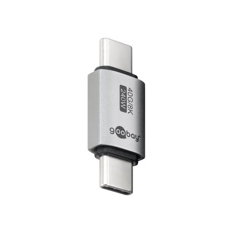 Goobay 74448 USB-C™ Adapter Straight, USB4™ - 0