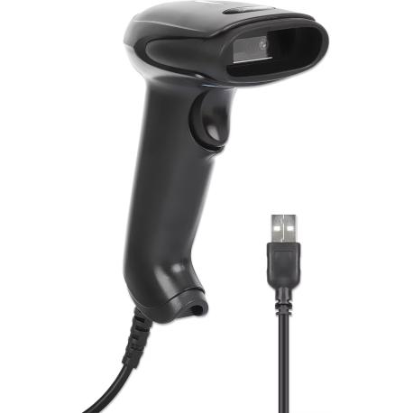Delock - Barcode scanner - portable - 100 scan / sec - decoded - Bluetooth, USB, RF(2.4 GHz) - 0