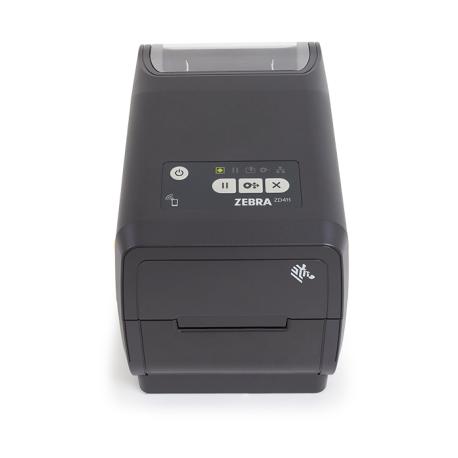 Zebra ZD411t - Label printer - thermal transfer - Roll (5.7 cm) - 203 dpi - up to 152 mm / sec - USB 2.0, LAN, USB host, Bluetooth 4.1 - 1