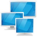 Elo 1502LM - LED monitor - 15.6" - touchscreen - 1920 x 1080 Full HD (1080p) @ 60 Hz - 250 cd / m² - 700:1 - 30 ms - HDMI, VGA, USB-C - speakers - white