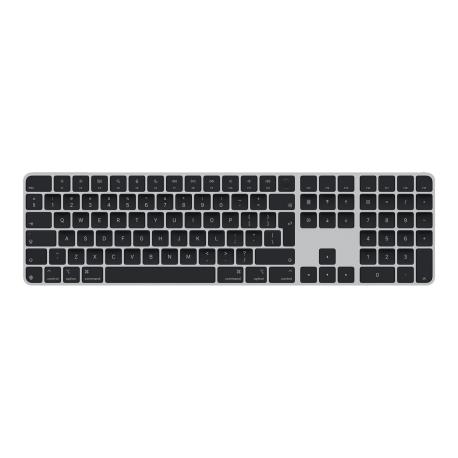 Apple Magic Keyboard with Touch ID and Numeric Keypad - Keyboard - USB-C - wireless - Bluetooth - QWERTY - International English - black keys - 0