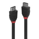 Lindy Anthra Line - HDMI cable - HDMI male to HDMI male - 0.5 m - triple shielded - black - round, Dolby DTS-HD Master Audio support, 8K60Hz (7680 x 4320) support