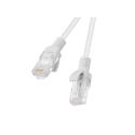 Lanberg - Patch cable - RJ-45 (M) to RJ-45 (M) - 1.5 m - UTP - CAT 5e - molded, snagless, stranded - grey, RAL 7035