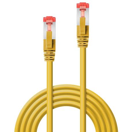 Lindy - Patch cable - RJ-45 (M) to RJ-45 (M) - 2 m - SFTP, PiMF - CAT 6 - molded, snagless - yellow - 0
