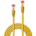 Lindy - Patch cable - RJ-45 (M) to RJ-45 (M) - 2 m - SFTP, PiMF - CAT 6 - molded, snagless - yellow