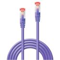 Lindy - Patch cable - RJ-45 (M) to RJ-45 (M) - 2 m - SFTP, PiMF - CAT 6 - snagless - purple