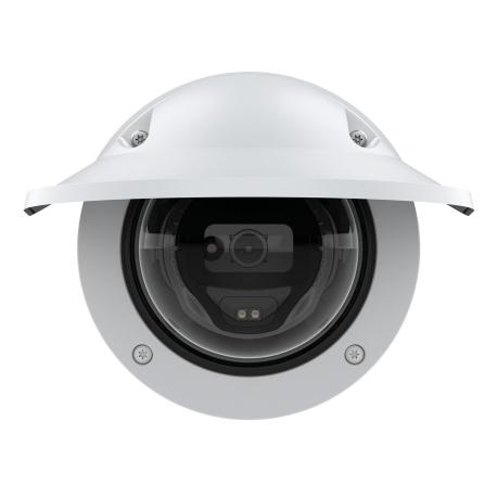 AXIS M3216-LVE - Network surveillance camera - dome - outdoor - vandal / waterproof - colour (Day&Night) - 4 MP - 2688 x 1512 - fixed iris - fixed focal - audio - LAN 10 / 100 - MJPEG, H.264, H.265, MPEG-4 Part 10, MPEG-H Part 2 - DC 12 V / PoE - 0