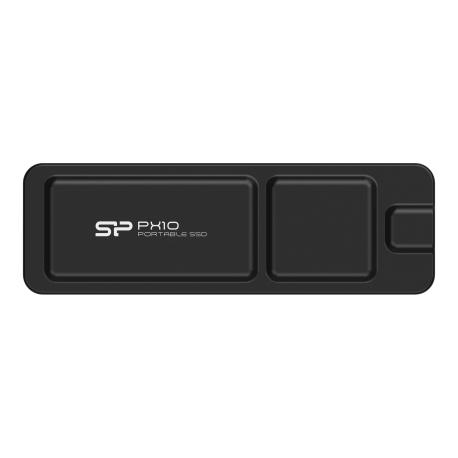 SILICON POWER PX10 - SSD - 2 TB - external (portable) - USB 3.2 Gen 2 (USB-C connector) - black - 0