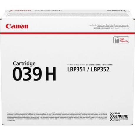 Canon 039 H - High capacity - black - original - toner cartridge - for imageCLASS LBP351dn, LBP351x, LBP352dn, LBP352x; i-SENSYS LBP351x, LBP352x; Satera LBP351i - 0