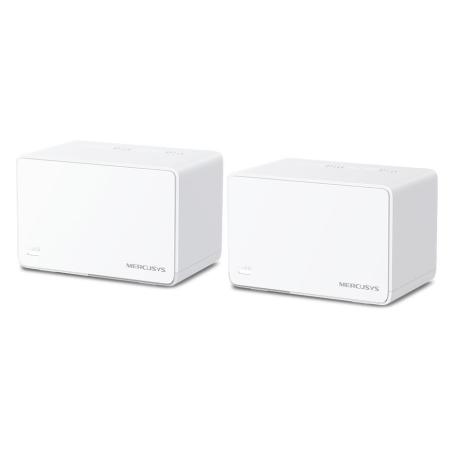 Mercusys Halo H80X V1 - Wi-Fi system - (2 routers) - up to 460 sq.m - mesh 1GbE - Wi-Fi 6 - Dual Band - 0