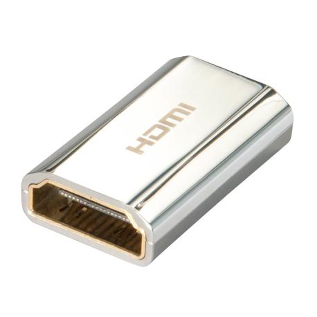 Lindy CROMO - HDMI coupler - HDMI female to HDMI female - shielded - 0