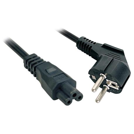 Lindy - Power cable - IEC 60320 C5 to Europlug (M) - 5 m - black - 0
