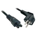 Lindy - Power cable - IEC 60320 C5 to Europlug (M) - 5 m - black