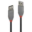 Lindy Anthra Line - USB cable - USB (M) to USB (M) - USB 2.0 - 2 m - round - black