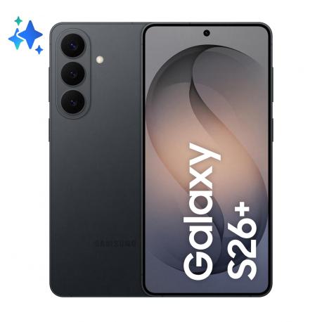 Samsung Galaxy S26+ - 5G smartphone - dual-SIM - RAM 12 GB / Internal Memory 512 GB - OLED display - 6.7" - 3120 x 1440 pixels (120 Hz) - 3x rear cameras 50 MP, 12 MP, 10 MP - front camera 12 MP - black - 0