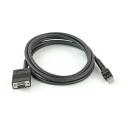 Zebra - Serial cable - DB-9 (F) to RJ-45 (10 pin) (M) - 2.8 m - for Symbol LI3608; Digital Scanner DS3608; Zebra DS3608, DS3678, LI3608, LI3678