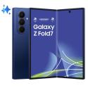 Samsung Galaxy Z Fold7 - 5G smartphone - dual-SIM - RAM 12 GB / Internal Memory 512 GB - OLED display - 8" - 8" - 2184 x 1968 pixels 2184 x 1968 pixels (120 Hz) - 3x rear cameras 200 MP, 12 MP, 10 MP - 2x front cameras 10 MP, 10 MP - blue shadow