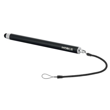 STYLUS - Pack of 10 Capacitive stylus Matte Black + spiral cord - 0