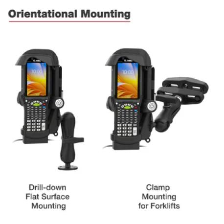 RAM Mounts Form-Fit Holder (key-locking) for Zebra MC9300/9400 - 4