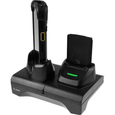 Zebra ShareCradle Kit - Handheld charging stand + battery charger - single slot - output connectors: 1 - 1