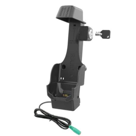 RAM - Bar code scanner docking cradle - lockable, powered, heated pogo pins - for Zebra TC8300 - 0