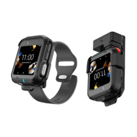 Zebra WS301 Wearable Solution, Clip Mount, 3.5 mm Headset Support, Front & Side Camera, 4GB/64GB, removable battery, Android - 0