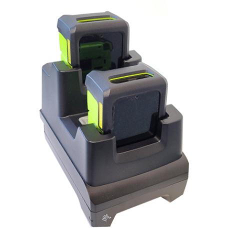 Zebra - Charging cradle - two slot - output connectors: 2 - 0