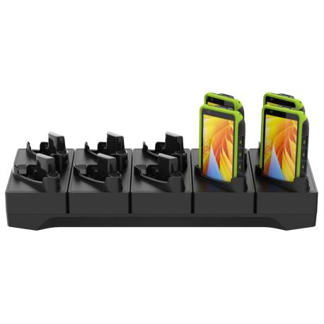 Zebra - Data collection terminal charging cradle - output connectors: 10 - for Zebra WT5400, WT6400 - 1