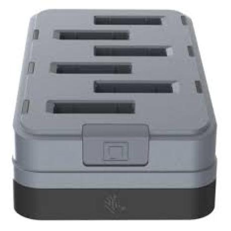 Zebra battery charging station, 6 slots - 1